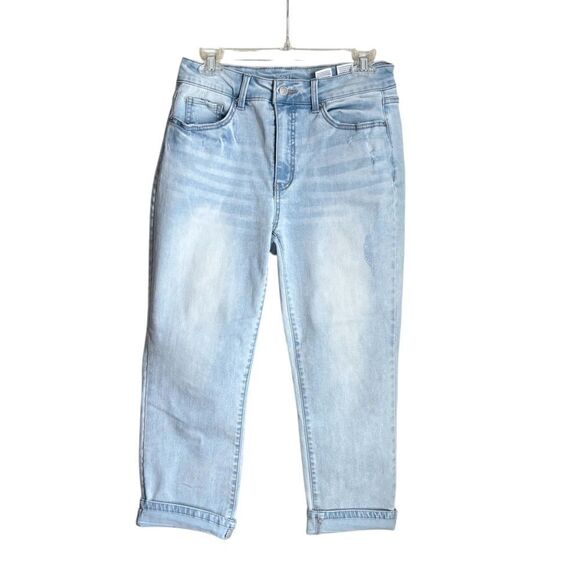 Light Blue distressed Denim Jeans 8 - Picture 1 of 9